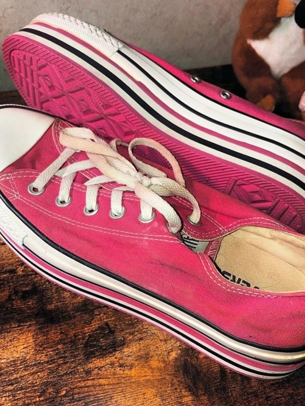 Converse Chuck Taylor All Star Low Top Pink & White Sneakers